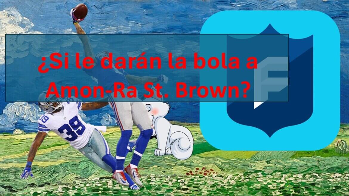 NFL Fantasy Semana 02, dudando sobre Amon-Ra St. Brown